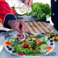 Вкусные салаты с оливковым маслом