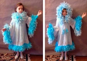 Карнавальный костюм снегурочки детский