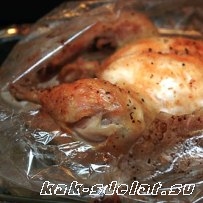 Рецепты приготовления в фольге и рукаве курицы