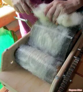 Подготовка шерсти к прядению. 