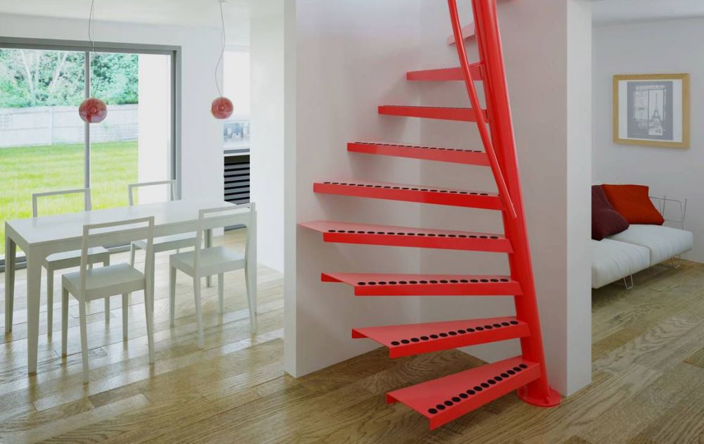 Винтовые и складные лестницы в доме - Как сделать - Домашняя копилка