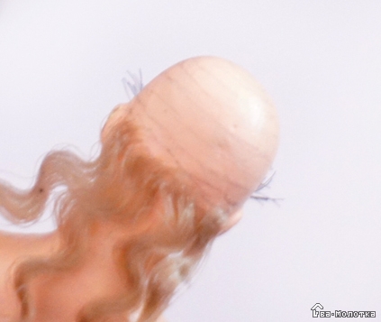 Волосы полимерной куклы