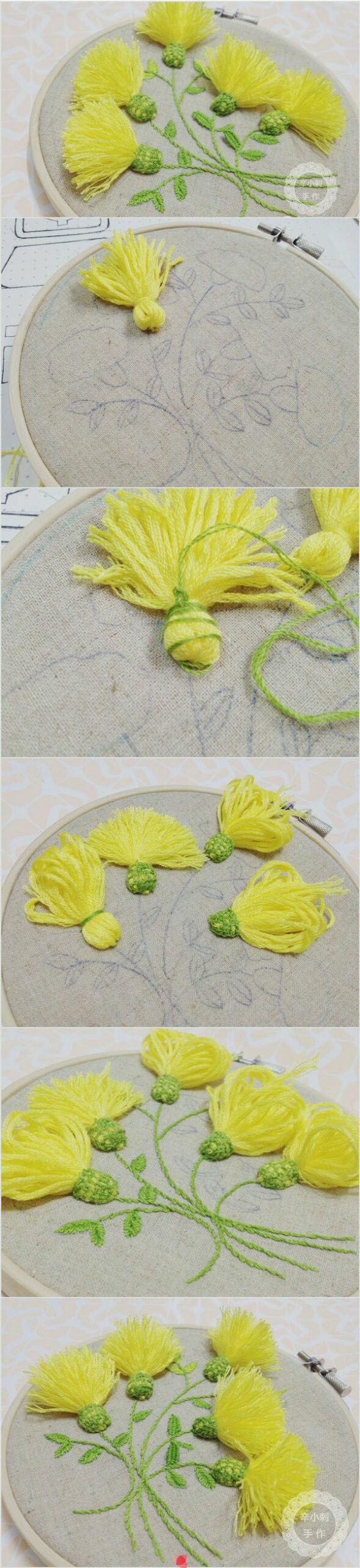 flower embroidery !