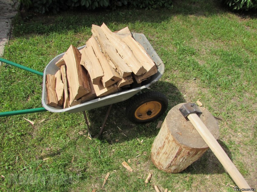 Как правильно наколоть дрова