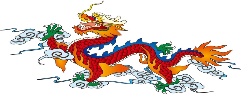 Китайский дракон вид сбоку